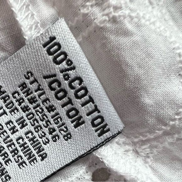 Habitat Clothes to Live in Tunic Top Eyelet Womens Medium Button Shirt NEW. 39 - Picture 5 of 5